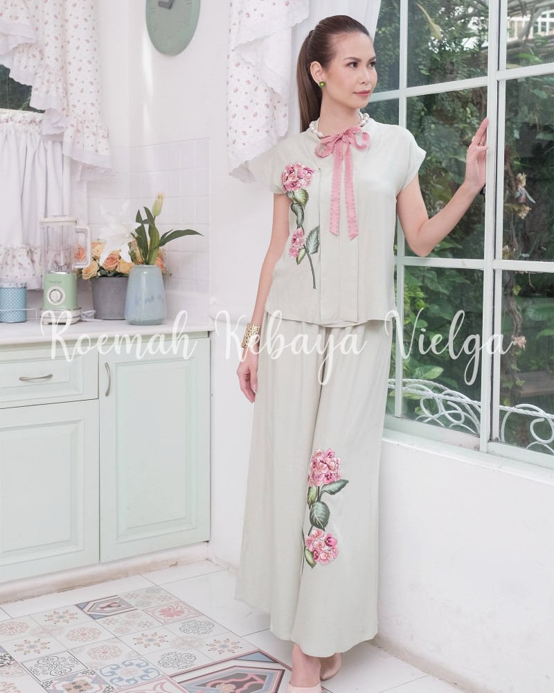 Set Embroidery Daily Wear - Mint Green (PO)