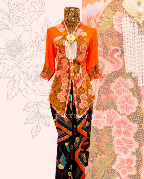 Kebaya Bolero Bangau Size S