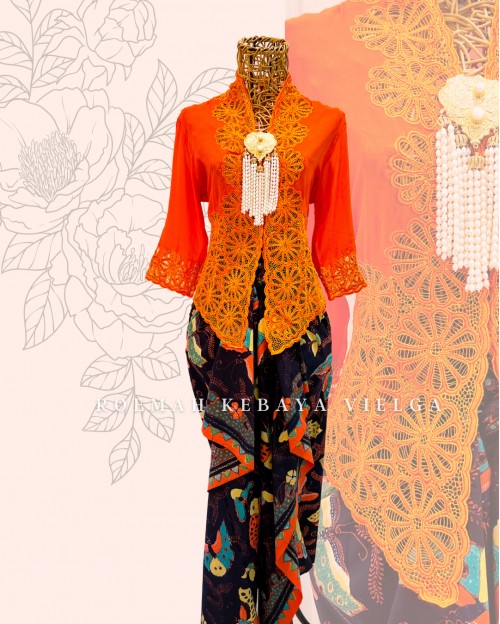 Kebaya Bolero Kembang goyang size L