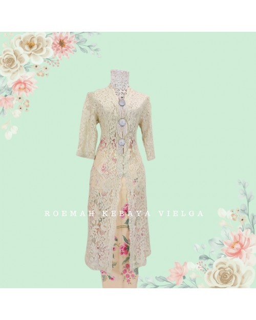 Kebaya Brokat Light Green Size S