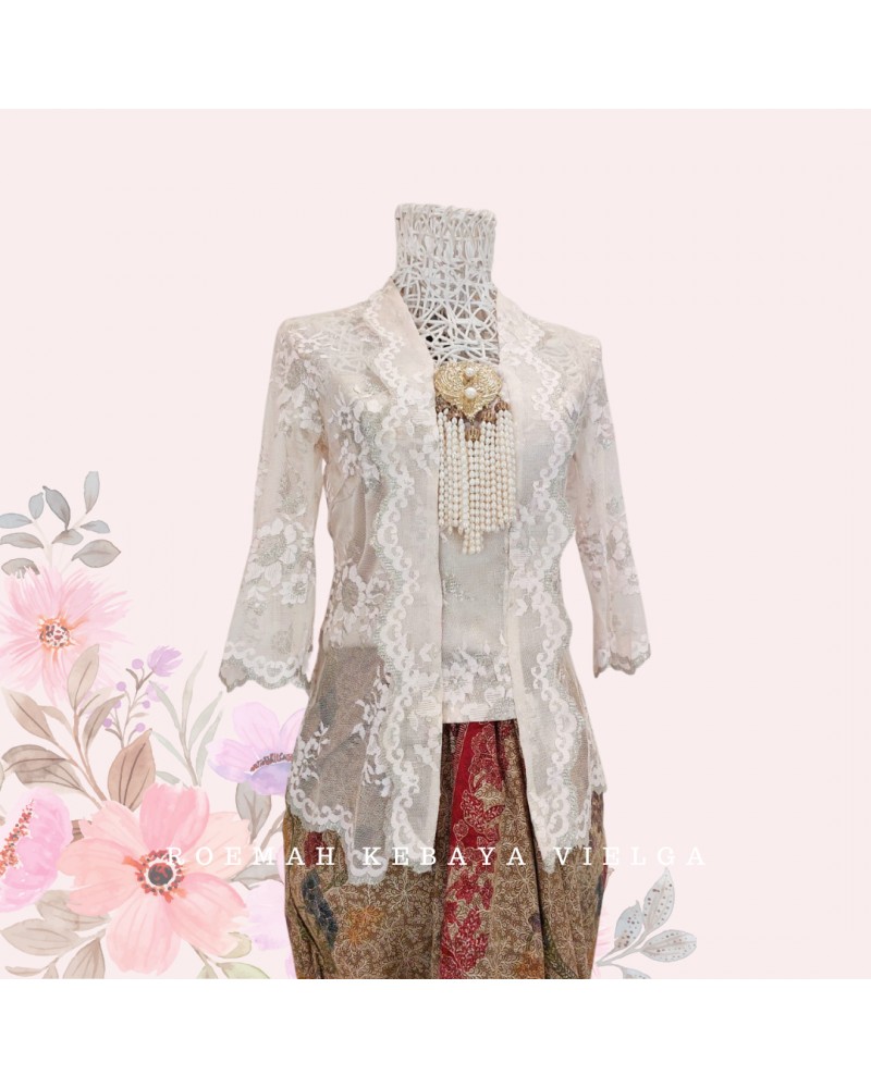 Kebaya Brokat Salem Size M