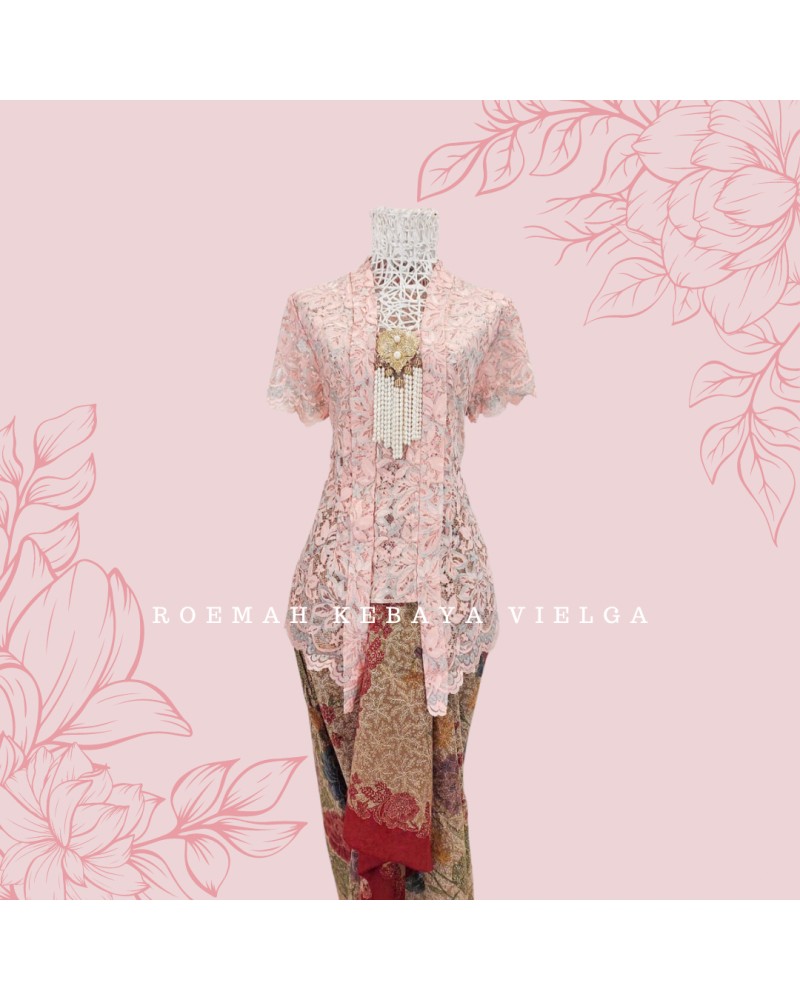 Kebaya Brokat Salem Kombinasi Size M