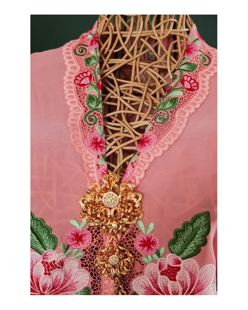 PESANAN KHUSUS CUSTOMER ERINA KEBAYA SET PINK