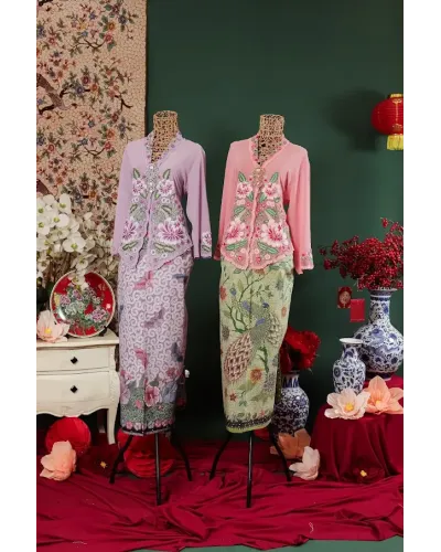 PESANAN KHUSUS CUSTOMER ERINA KEBAYA SET PINK