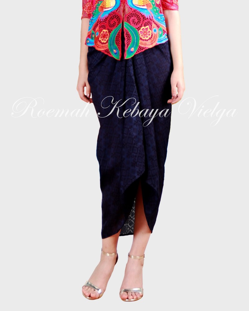 Rok Lilit Tenun - Navy